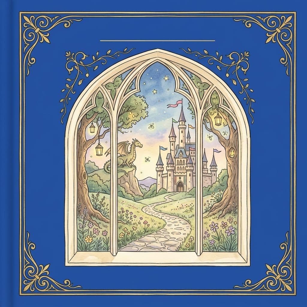 Personalized royal storybook cover from Storybook Photos